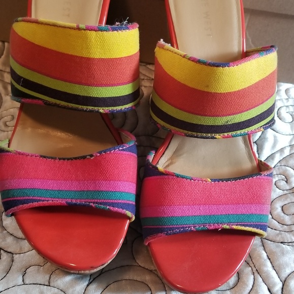 Nine West colorful wedges - Picture 2 of 4